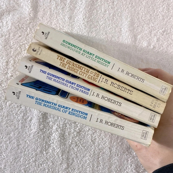 Vintage The Gunsmith All Action Western Romance Novel x4 - Picture 7 of 15